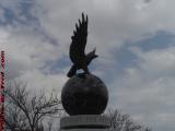 Gloucester WWII Veterans' Memorial Under Cold Skies