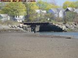 Rail Bridge Over Crane River at Low Tide, Danvers, Mass.