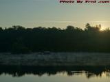 Sun Peeking Over Lynn Reservoir Fog Sprites, Walnut St.