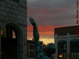 Nike Reaching Into the Sunset, Boylston Street, Boston