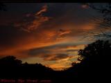 Sprites in Spectacular Sunset Over Elginwood Pond, Peabody