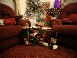 Christmas Tree and Presents, Dell Court, Lynn, Mass.