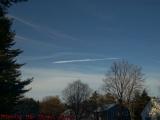 Unsettled Sky Over Partly Sunny And Cold, Peabody, Mass.