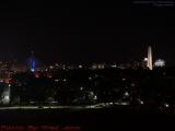 Night View Toward Kenmore Square From Tobin Bridge, Boston