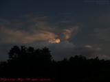 Sunlit Swimmer in the Clouds Over Elginwood Pond, Peabody