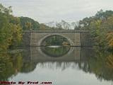 Railroad and Foot Bridges Under Cloudy Skies, Newton