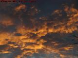 Golden Sunset Flames Over Peabody, Massachusetts