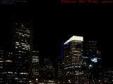 Boston Downtown Waterfront at Night, Fort Point Channel