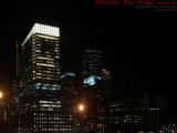Boston Waterfront in Holiday Night Colors