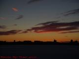 Winter Late Sunset Sky and Esplanade Charles River Skyline