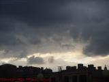 Brooding Clouds Over Back Bay Skyline, Boston, Mass.