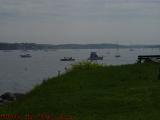 Beverly Harbor Under Cloudy Skies, from Winter Island