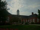 Public Library Under Unsettled Skies, Wellsville, New York