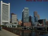 Boston Waterfront at Fort Point Channel in Morning Sun