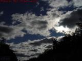 Dramatic Afternoon Sky of Sun and Clouds, Derry, NH