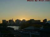 Sun Has Set Behind Kendall, from Science Park Station