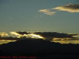 Sunset's Eye Burning Over West Las Vegas, Nevada