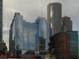 Boston Waterfront With Unsettled Skies