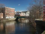 Mystic River Vista Near Medford Square, Massachusetts