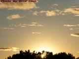 Sunset Fireball With Helicopter and Bird, Chelsea