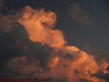 Storm Clouds Billowing Up Into Sunset's Light, Medford