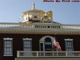 Gilded Eagle at the Custom House, Salem, Massachusetts