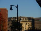 Street Lamps in Silhouette, Near Science Park Station