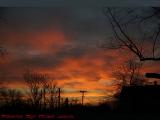Winter Morning Clouds Beautifully Painted by Sunrise Light