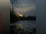 Elginwood Pond Sunset Still in Winter's Grasp, Peabody