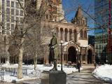 John Singleton Copley Standing in His Eponymous Plaza