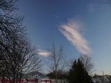 Windy Sunrise Clouds With Bird, Brookings Street, Medford
