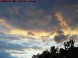 Cloudscape Illuminated by Sunset, Groveland, New York