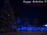 Holiday Decorations at Powderhouse Square, Somerville
