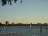 Helicopter Over Charles River 