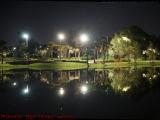 Ball Court Across Placid Dark Lake, Pnatation Pointe
