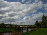 Pedestrian Bridge, Genessee River, Wellsville, New York