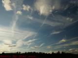 Sky Full of Jet Streaks and Wisps, Scio, New York