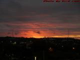 Sunset Lighting Receding Clouds, Sunrise, Florida