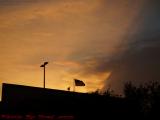 Old Glory and Sharp Shadows on Sunset, Sunrise, Florida