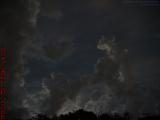 Jousting Clouds Lit by Ghost of Sunset, Sunrise, Florida