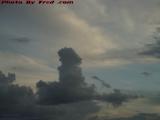 Alladin Scowling at the Stormy Sky, Sunrise, Florida