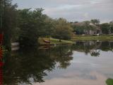 Lake Perspective With Crane and Canoe, St. Tropez Apts.