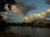 Edge Lit Plantation #3, Cloud Face Eyeing the Cupola