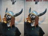 Steam Punk Viking Mannequin, Plantation (cross eye stereo)