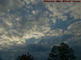 Layered Cloudscape Nearing Sunset, Peabody, Mass.