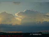 Heavy Rain Under Late Afternoon Clouds, Sunrise, Florida