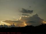 Star Destroyer Modeled in Clouds, Sunrise, Florida View