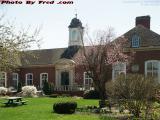 David Howe Library Under Spring Sun, Wellsville, New York