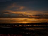 Beverly, Massachusetts Harbor Low Tide Under Sunset Skies