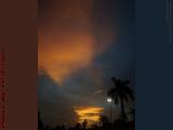 Sunset Light Through a Window Lighting Cloud Feet, Sunrise